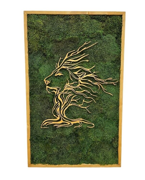 Machový obraz Lion obdĺžnik 110x70 cm