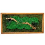Machový obraz Green obdĺžnik 120x60 cm