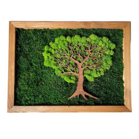 Machový obraz Tree obdĺžnik 40x30cm