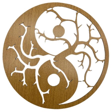 Yin Yang Strom života 30cm Dub