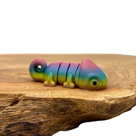 3D kľúčenka Chameleón I.