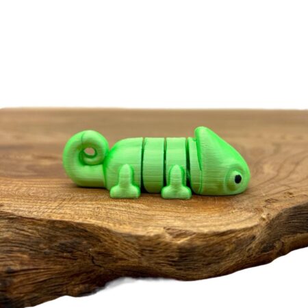 3D kľúčenka Chameleón